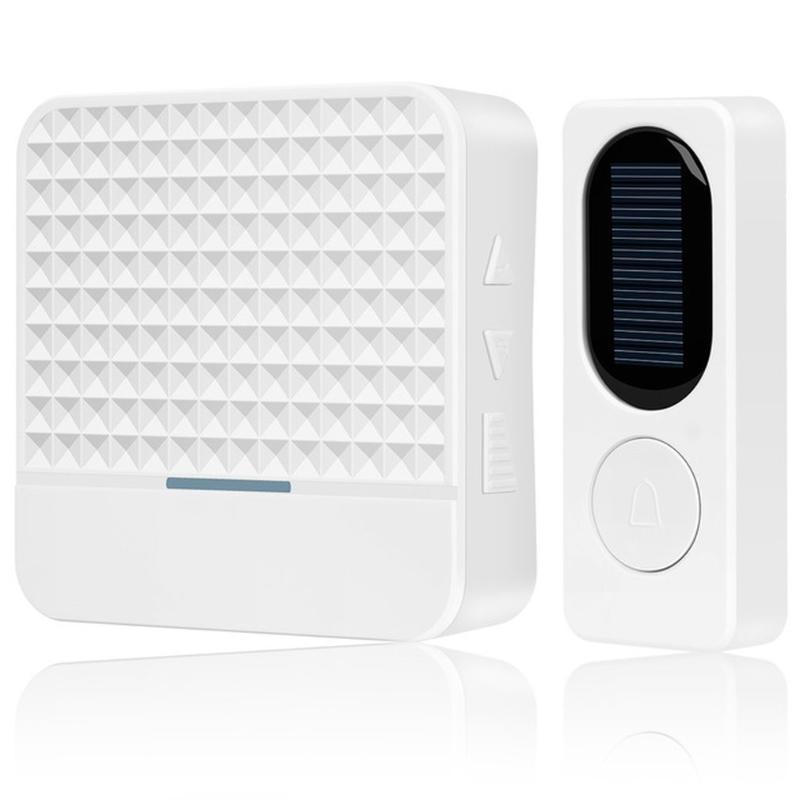 Solar powered Waterproof Wireless DoorBell EU US UK plug Smart Door Bell chime 1 button 1 Receiver LED light
Solar powered Waterproof Wireless DoorBell EU US UK plug Smart Door Bell chime 1 button 1 Receiver LED light