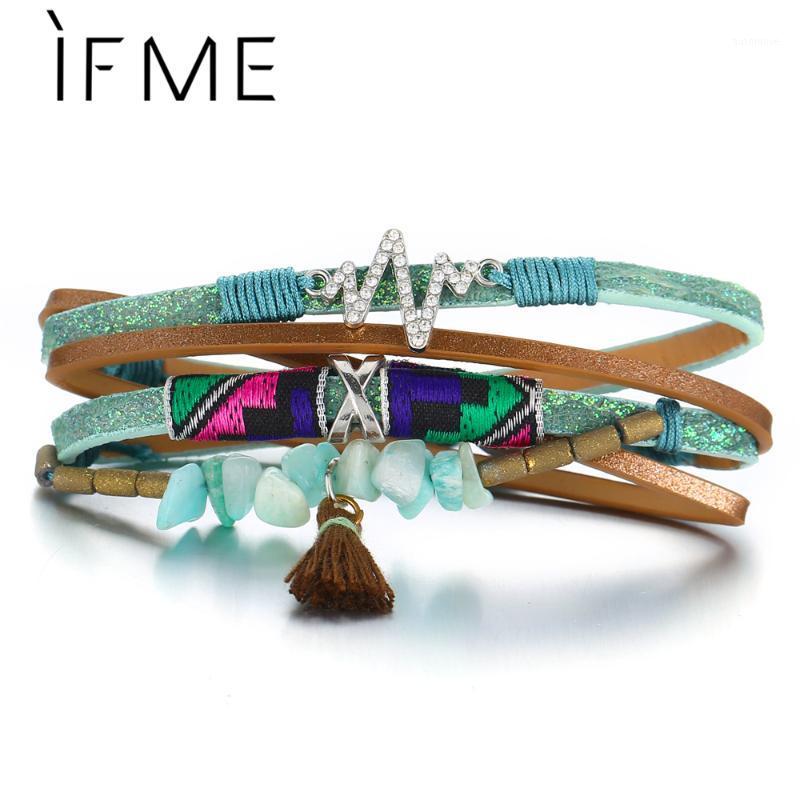 Bohemian Multiple Layers Tassel Pendant Charm Leather Bracelets for Women Stone Beads Adjustable Braided Bracelet NEW Gift1
Bohemian Multiple Layers Tassel Pendant Charm Leather Bracelets for Women Stone Beads Adjustable Braided Bracelet NEW Gift1