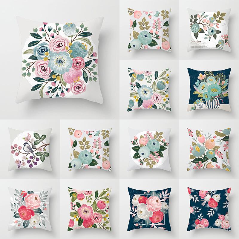Fresh Pastoral Style Flower Cushion Cover Polyester Cotton 45X45CM Pillowcase Home Decorative Throw Pillow Covers, Drd175-5
Fresh Pastoral Style Flower Cushion Cover Polyester Cotton 45X45CM Pillowcase Home Decorative Throw Pillow Covers, Drd175-5