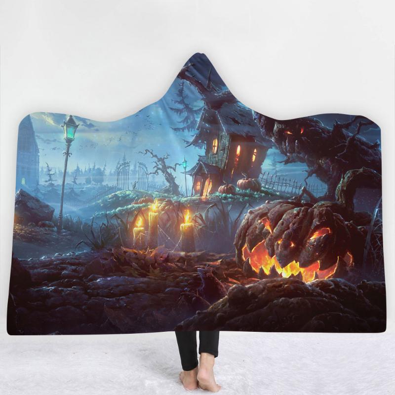 2020 Halloween Hooded Blanket For Adults Kid Warm Wearable Fleece Woman Throw Blankets Microfiber Cloak Fluffy Weighted Blankets
2020 Halloween Hooded Blanket For Adults Kid Warm Wearable Fleece Woman Throw Blankets Microfiber Cloak Fluffy Weighted Blankets