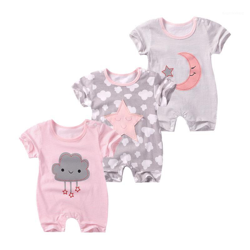 Infant Baby Girls Short-sleeved Jumpsuit Cotton Baby Stars Moon Romper Newborn Summer Clothes1
Infant Baby Girls Short-sleeved Jumpsuit Cotton Baby Stars Moon Romper Newborn Summer Clothes1