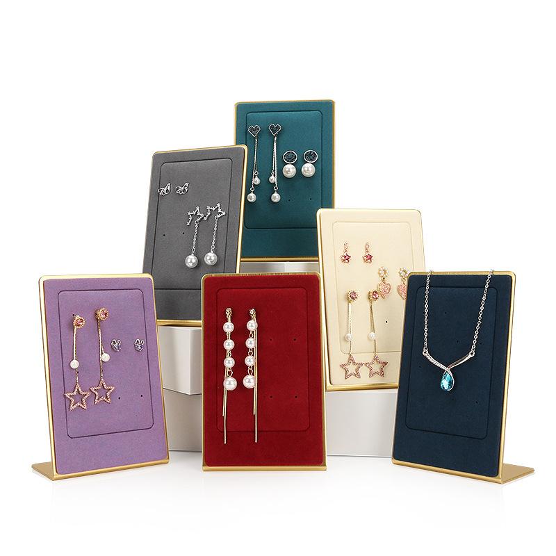 Jewelry Pouches, Bags Earring Display Stand Props Factory Direct Metal Microfiber Vertical Stud Storage
Jewelry Pouches, Bags Earring Display Stand Props Factory Direct Metal Microfiber Vertical Stud Storage