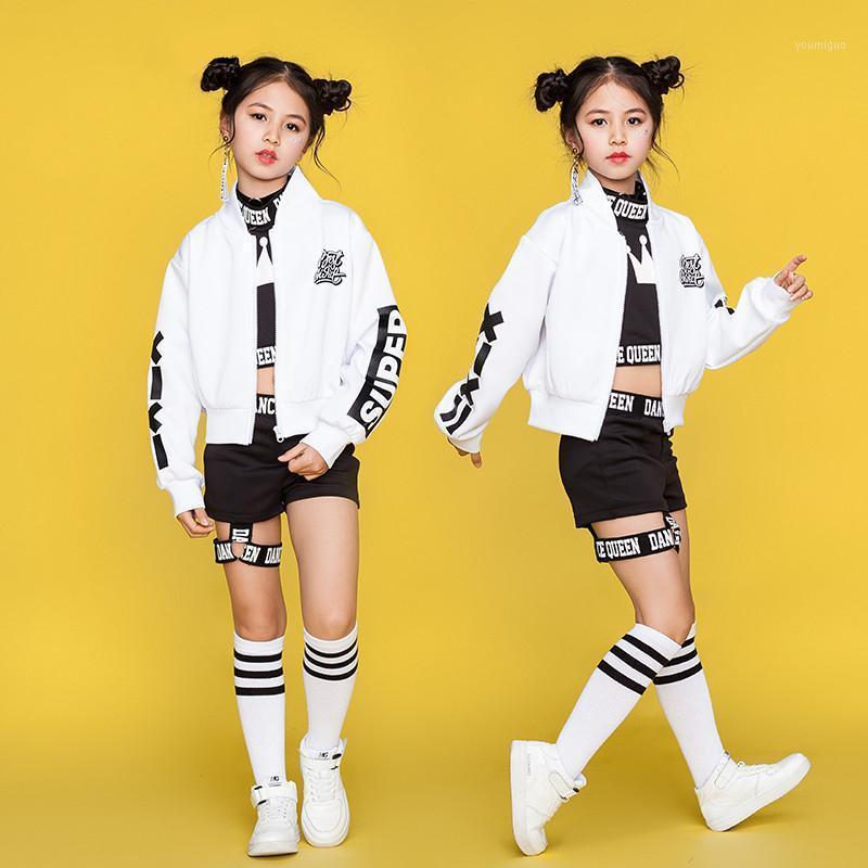 Children Hip Hop Dance Costumes Kids Street Dance Clothing White Jacket Black Vest Shorts Girls Dancewear Stage Outfit1, White coat
Children Hip Hop Dance Costumes Kids Street Dance Clothing White Jacket Black Vest Shorts Girls Dancewear Stage Outfit1, White coat
