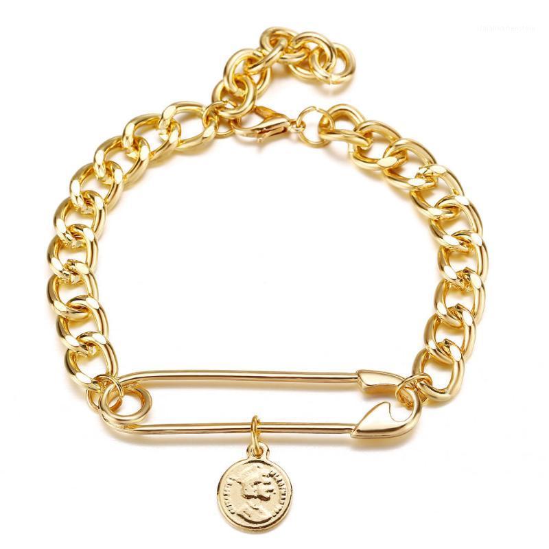 Charm Bracelets Retro Simple Geometric Pin For Women Gold Light Luxury Beach Beauty Head Pendant Bracelet Femme Fashion Jewelry1, Golden;silver
Charm Bracelets Retro Simple Geometric Pin For Women Gold Light Luxury Beach Beauty Head Pendant Bracelet Femme Fashion Jewelry1, Golden;silver