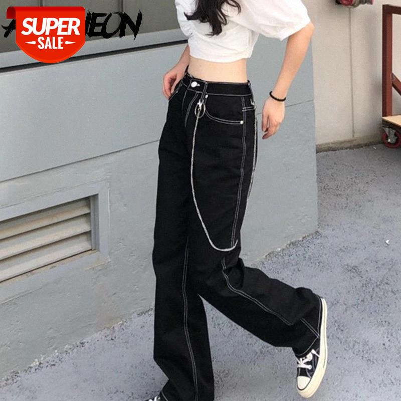 ALLNeon Egirl Fashion Solid Chain Black Jeans Vintage 90s Streetwear Loose High Waist Straight Pants Casual Autumn Chic Trousers #3P04, Black;white
ALLNeon Egirl Fashion Solid Chain Black Jeans Vintage 90s Streetwear Loose High Waist Straight Pants Casual Autumn Chic Trousers #3P04, Black;white