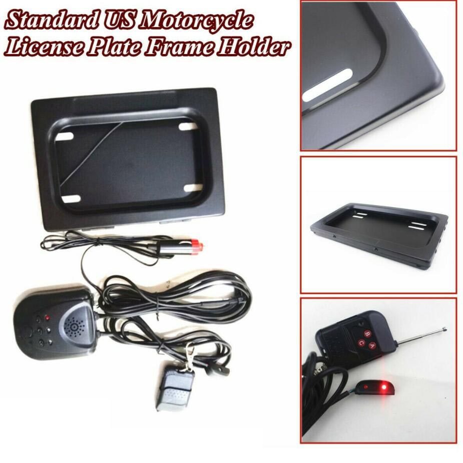 US Motorcycle Hidden License Stealth Plate Frame Bracket Shutter Shift Turn Blinds with Remote
US Motorcycle Hidden License Stealth Plate Frame Bracket Shutter Shift Turn Blinds with Remote