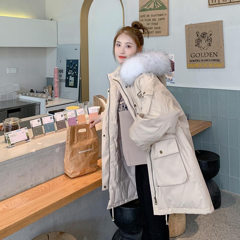 Women 2021 New Winter Plus Size Thicken Warm Coats Female Loose Big Fur Collar Jackets Ladies Cotton-padded Hooded Parkas M388, Black
Women 2021 New Winter Plus Size Thicken Warm Coats Female Loose Big Fur Collar Jackets Ladies Cotton-padded Hooded Parkas M388, Black