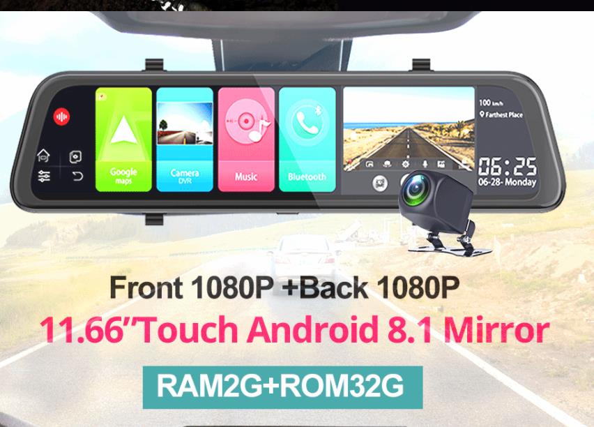 12 inch streaming media 4G GPS WIFI recorder dual recording rearview mirror Android navigation driving recorder car dvr
12 inch streaming media 4G GPS WIFI recorder dual recording rearview mirror Android navigation driving recorder car dvr