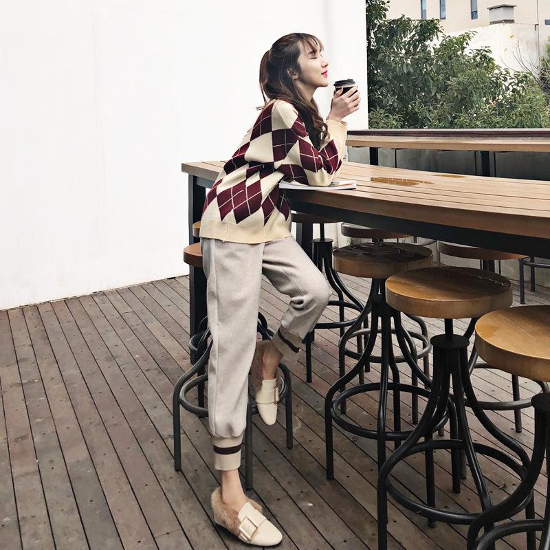 Keep Warm Pants Women Winter Thickened Pants Women's Autumn Winter Loose Straight Woolen Harem Black Women, Blue
Keep Warm Pants Women Winter Thickened Pants Women's Autumn Winter Loose Straight Woolen Harem Black Women, Blue