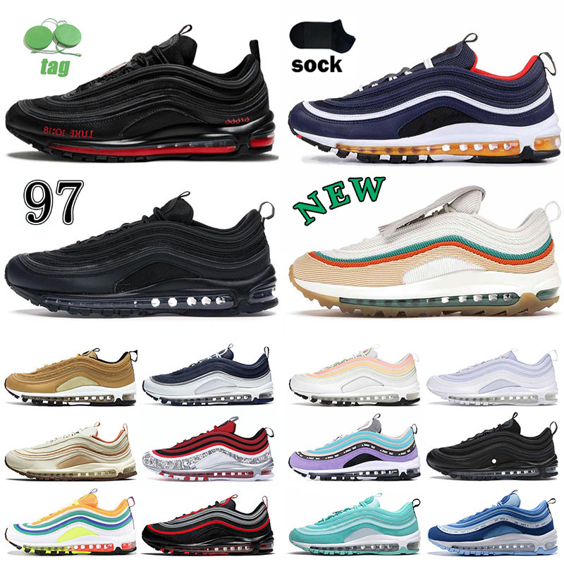 New 2022 97s Mens Women Running Shoes Authentic athletic 97 Midnight Navy ACG Terra Triple Black Satan Designer Beige Nude Cork Golf NRG Lucky and Gold Sneaker Trainer, H16 36-40 melon tint barely volt atomic
New 2022 97s Mens Women Running Shoes Authentic athletic 97 Midnight Navy ACG Terra Triple Black Satan Designer Beige Nude Cork Golf NRG Lucky and Gold Sneaker Trainer, H16 36-40 melon tint barely volt atomic