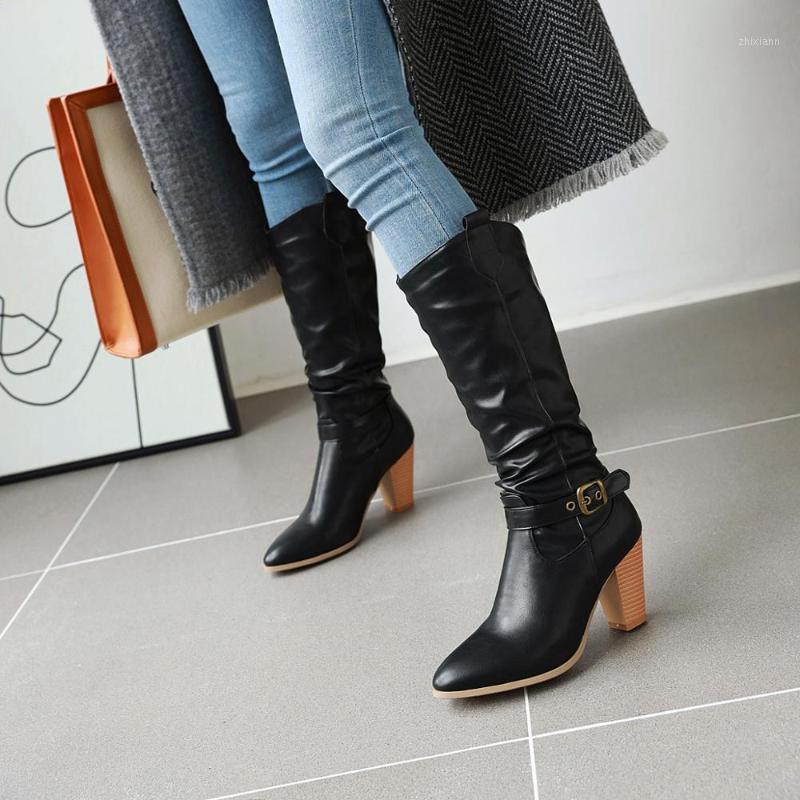 Winter boots High Heels Boots Women Pu Knee High Female Round Toe Buckle Shoes Heels Shoes Autumn Winter New Black 391, Beige
Winter boots High Heels Boots Women Pu Knee High Female Round Toe Buckle Shoes Heels Shoes Autumn Winter New Black 391, Beige