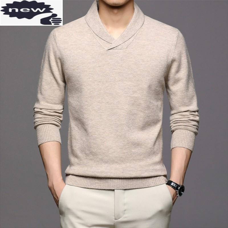 Autumn Mens Sweaters Business Casual Turn-Down Collar Long Sleeve Solid Simple Knitting Pullovers Slim Fit Sweater Tops Male, Black
Autumn Mens Sweaters Business Casual Turn-Down Collar Long Sleeve Solid Simple Knitting Pullovers Slim Fit Sweater Tops Male, Black