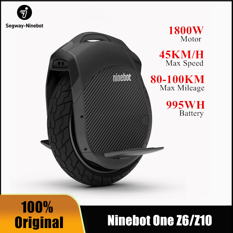 EU STOCK Ninebot Segway One Z10 Self Balancing Wheel Scooter Electric Unicycle 1800W Motor Speed 45km/h build-in Handle Hoverboard Z10 Z6
EU STOCK Ninebot Segway One Z10 Self Balancing Wheel Scooter Electric Unicycle 1800W Motor Speed 45km/h build-in Handle Hoverboard Z10 Z6