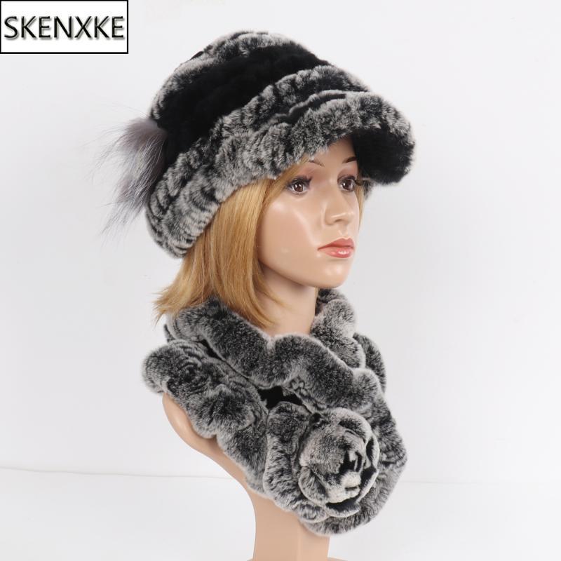 New Winter Natural Rex Fur Hat Scarf Women Knitted Real Rex Fur Cap Scarves Sets Lady Warm Real Hats Muffler1
New Winter Natural Rex Fur Hat Scarf Women Knitted Real Rex Fur Cap Scarves Sets Lady Warm Real Hats Muffler1