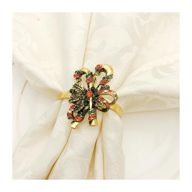 Christmas Napkin Rings Metal Napkin Holder Ring Buckles with Rhinestones for Table Decorations Christmas Banquet Holiday 2020ing
Christmas Napkin Rings Metal Napkin Holder Ring Buckles with Rhinestones for Table Decorations Christmas Banquet Holiday 2020ing