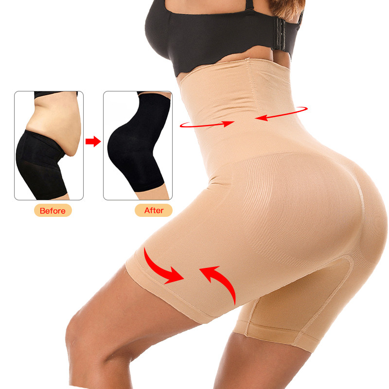 Women High Waist Body Shaper butt lifter Shapewear Seamless Shaping control Panties Waist trainer Slimming Tummy underwear 201223