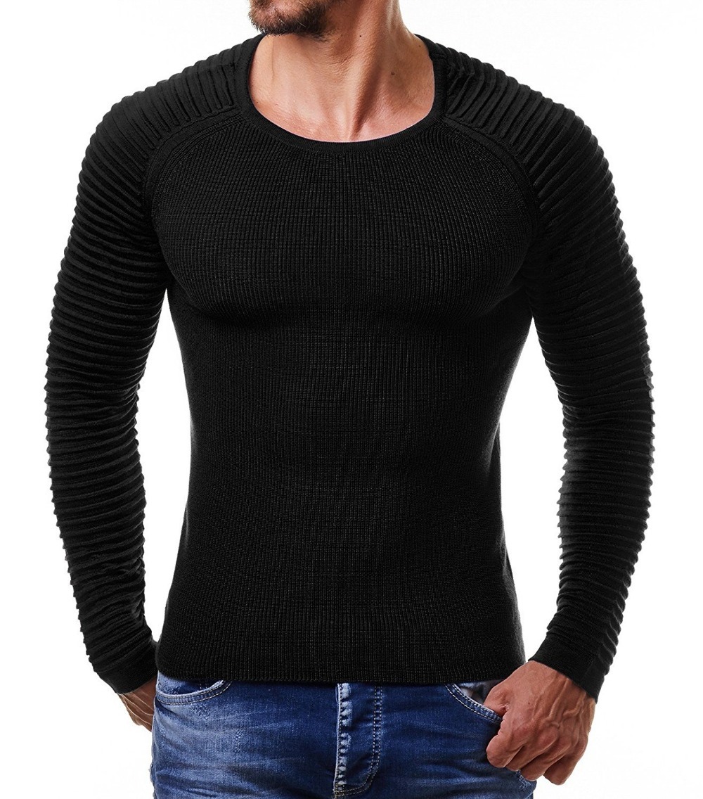 Men Casual Pullovers SpringAutumn Sweater Slim Men ONeck Sweater Fashion Long Sleeve Knitwear Male Pullovers Sportswear 201221