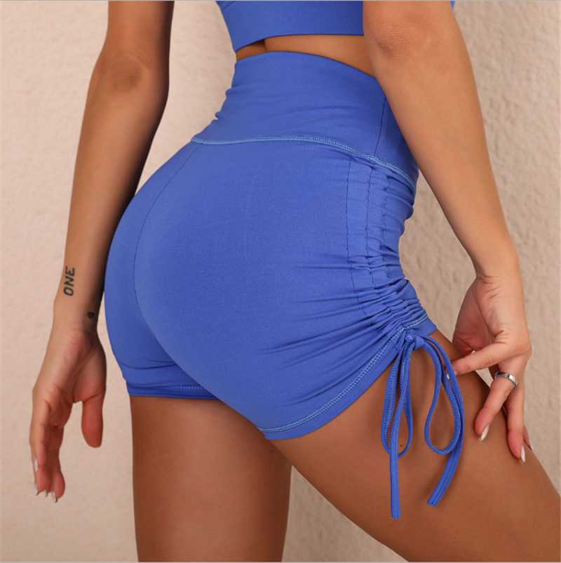 2021 New Nude Sports Drawstring Tight Shorts High Waist Elastic Buttocks Quick-drying Fitness Yoga Pants Women DS119, Light blue bra
2021 New Nude Sports Drawstring Tight Shorts High Waist Elastic Buttocks Quick-drying Fitness Yoga Pants Women DS119, Light blue bra