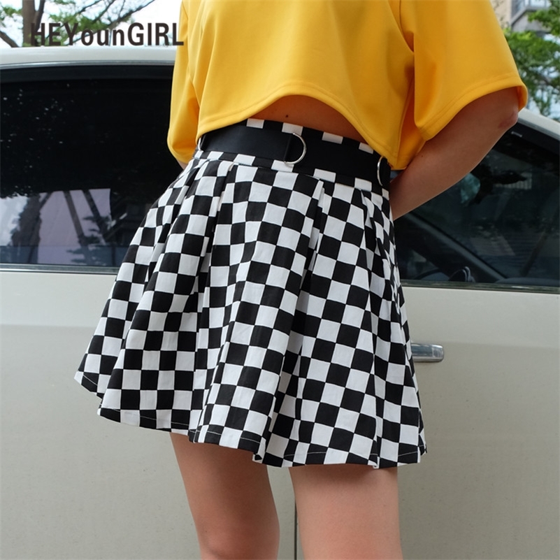 HEYounGIRL Pleated Checkerboard Skirts Womens High Waisted Checkered Skirt Harajuku Dancing Korean Style Sweat Short Mini Skirts Y200326, Plaid skirts
HEYounGIRL Pleated Checkerboard Skirts Womens High Waisted Checkered Skirt Harajuku Dancing Korean Style Sweat Short Mini Skirts Y200326, Plaid skirts