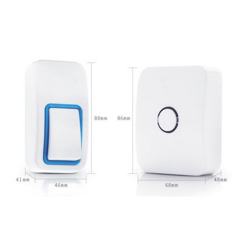 Waterproof Wireless Doorbell aviod Battery Powered Dust-proof 32 Tune Songs Home Cordless Door Bell
Waterproof Wireless Doorbell aviod Battery Powered Dust-proof 32 Tune Songs Home Cordless Door Bell