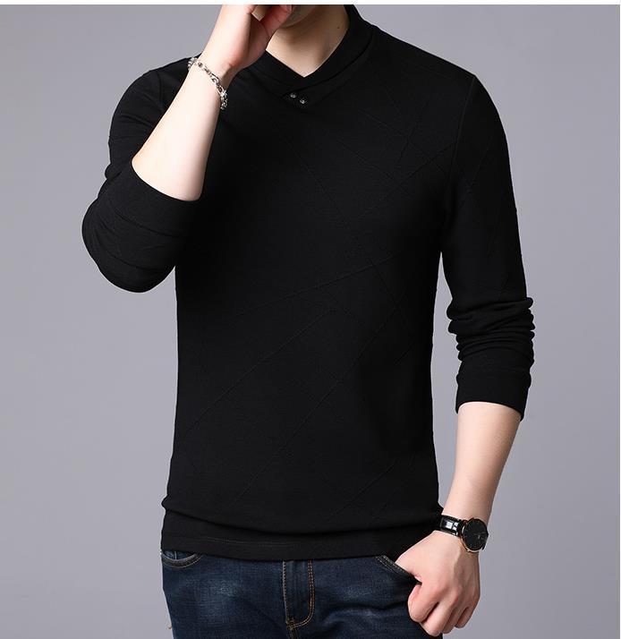 new spring and autumn tops tees long-sleeved sweater men pxmy49 201118