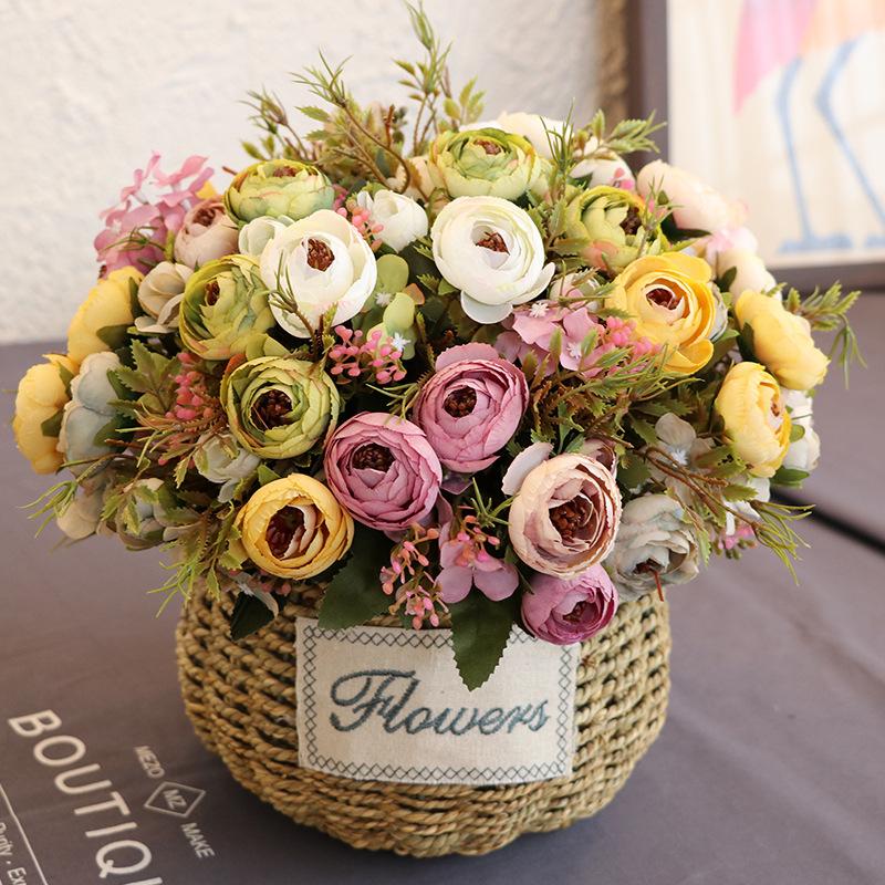 Romantic Artificial Flower for Wedding Table Decoration and Living Room Decoration Bride Bouquet Home Decore Plant Accessories, Red
Romantic Artificial Flower for Wedding Table Decoration and Living Room Decoration Bride Bouquet Home Decore Plant Accessories, Red