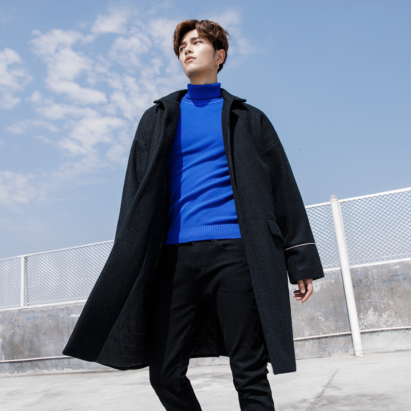 2021 New Winter Korean Version Cotton Pure Color Men's Wool Coat of Men Loose Long Coat. 7O25, 01
2021 New Winter Korean Version Cotton Pure Color Men's Wool Coat of Men Loose Long Coat. 7O25, 01