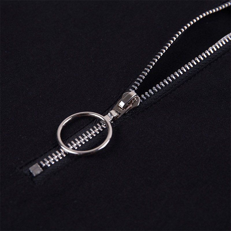 Gothic Pants Hollow Out Pentagram Black Leggings Women Pencil Pants Slim Thin High Waist Zipper Plain Cool Sexy Pants 201106