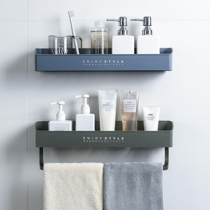 Drain Punch-Free Bathroom Shelf Plastic Bath Towel Holder Storage Rack Plastic Accesorios Para Bano Bathroom Products BE50BS1
Drain Punch-Free Bathroom Shelf Plastic Bath Towel Holder Storage Rack Plastic Accesorios Para Bano Bathroom Products BE50BS1
