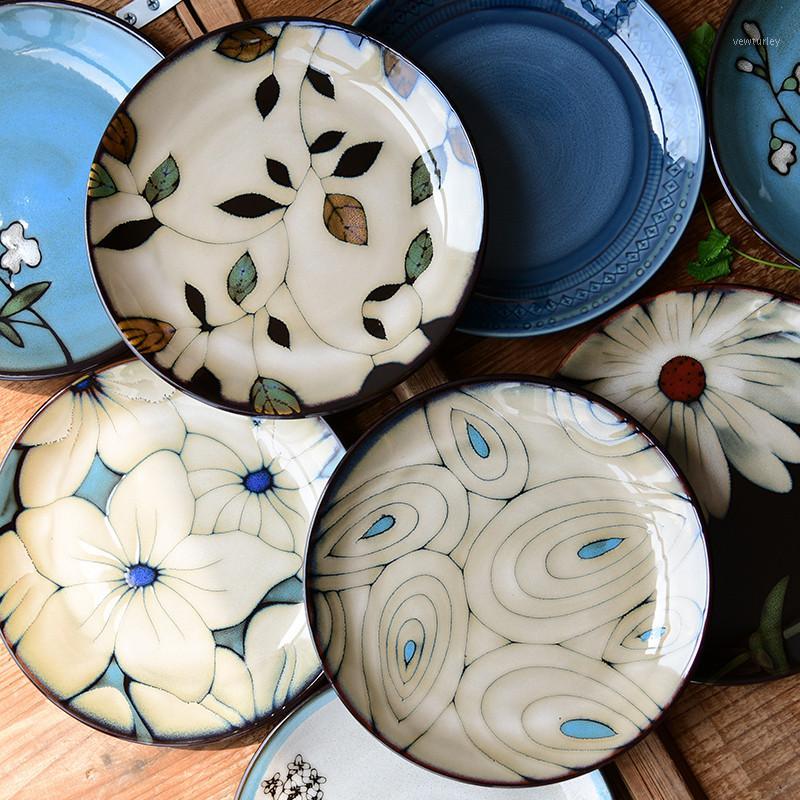 Afternoon Ceramic Plate Plate Fruit Snack Salad Dessert Hot Dish Glazed Dessert Snack Restaurant Dinner Flower1
Afternoon Ceramic Plate Plate Fruit Snack Salad Dessert Hot Dish Glazed Dessert Snack Restaurant Dinner Flower1