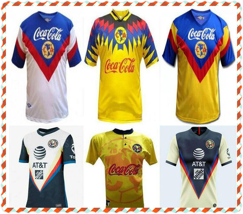 20 21 Club America soccer Jerseys home away 2020 2021 LIGA MX Club America retro soccer Jersey 93 94 95 96 99 Football Shirts, Black;yellow
20 21 Club America soccer Jerseys home away 2020 2021 LIGA MX Club America retro soccer Jersey 93 94 95 96 99 Football Shirts, Black;yellow