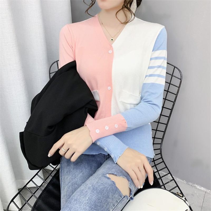 HAYBLST Brand Woman Sweater 2021 Cardigan For Women Fashion Autumn Clothes Korean Style Knitted Top Long Sleeve Stretch Clothing, Blue
HAYBLST Brand Woman Sweater 2021 Cardigan For Women Fashion Autumn Clothes Korean Style Knitted Top Long Sleeve Stretch Clothing, Blue