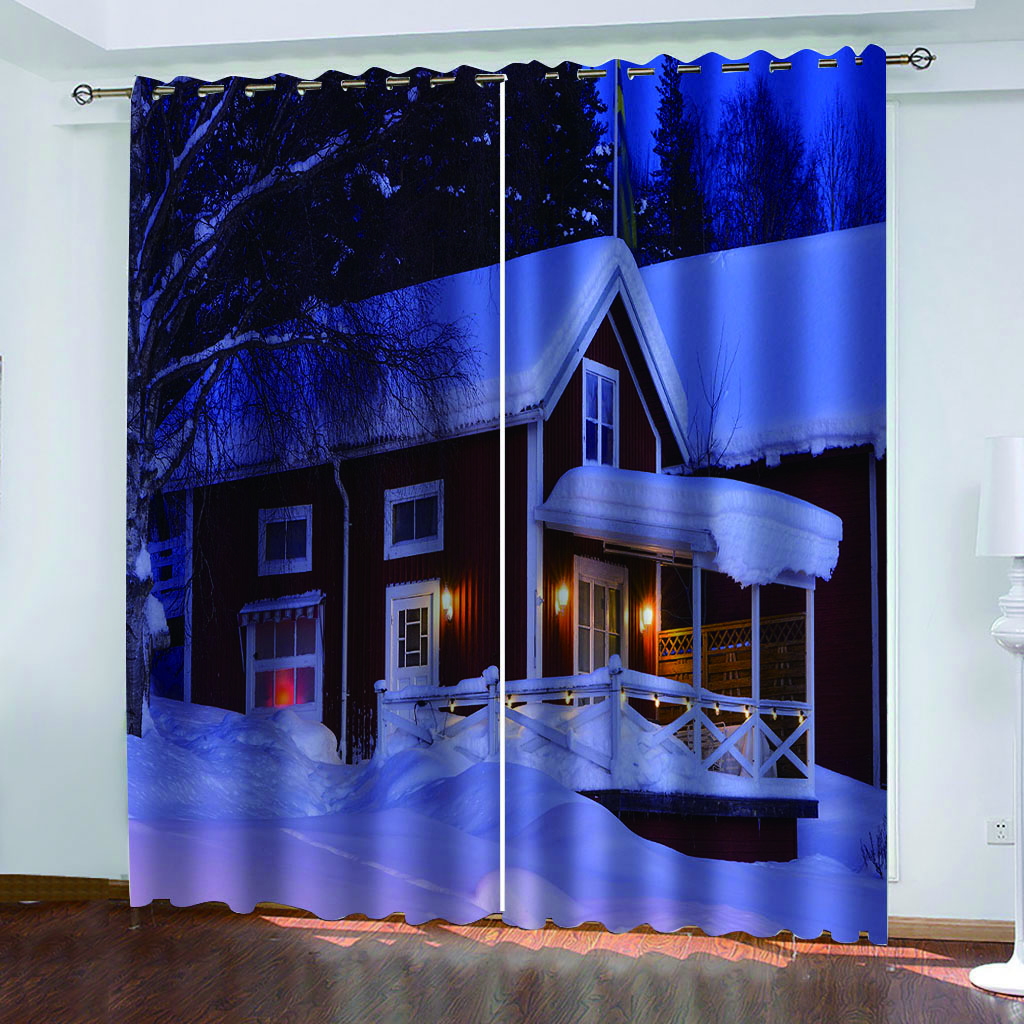 Morden scenery christmas curtains 3D Curtains set For Bed room Living room Office Hotel Home Wall Decorative Drape tapestry, Blue
Morden scenery christmas curtains 3D Curtains set For Bed room Living room Office Hotel Home Wall Decorative Drape tapestry, Blue