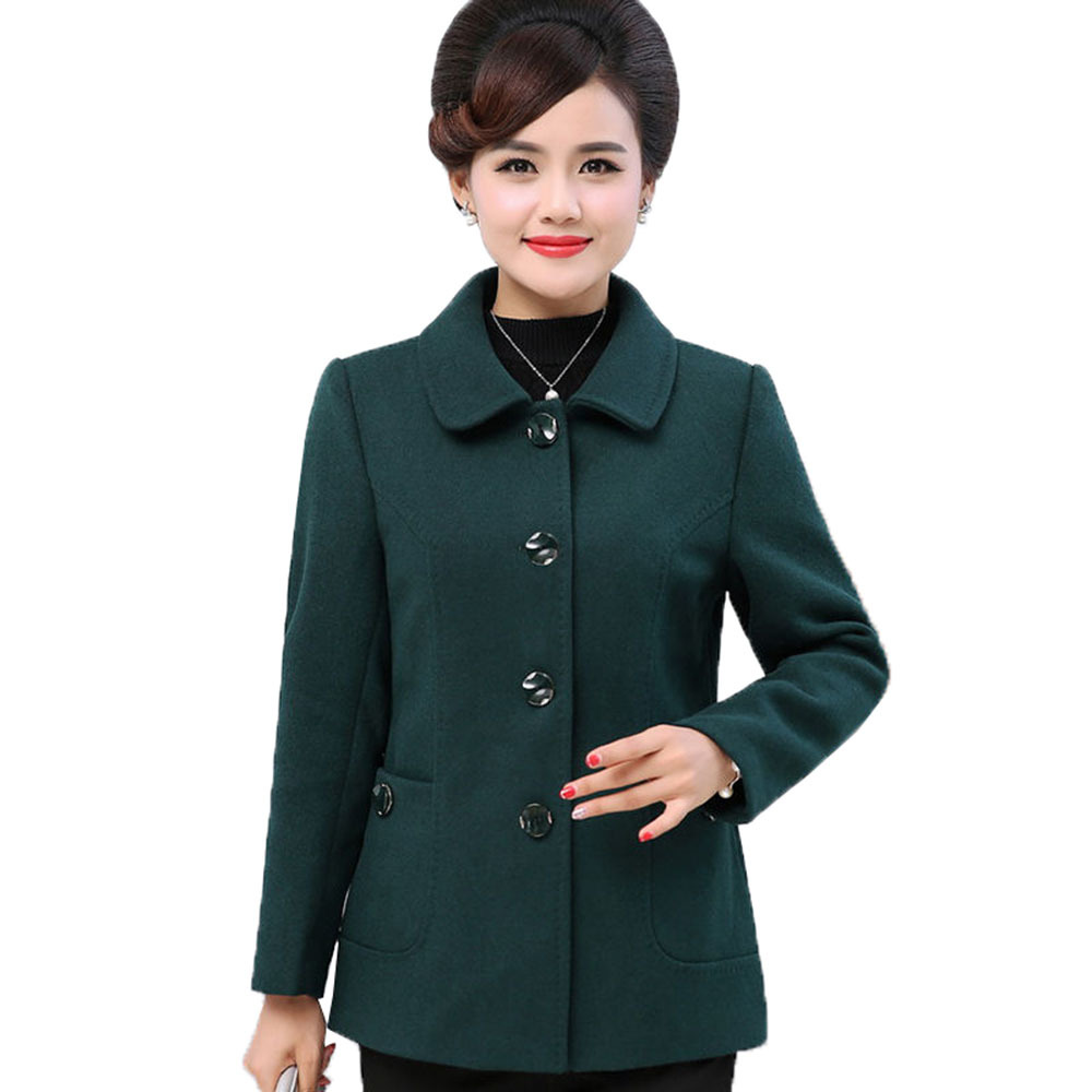 Middle-aged Elderly Jacket Spring Fashions Elegant Fleece Women's Wool Woman's Clothes Outerwear R839 Zuke, Red wine
Middle-aged Elderly Jacket Spring Fashions Elegant Fleece Women's Wool Woman's Clothes Outerwear R839 Zuke, Red wine