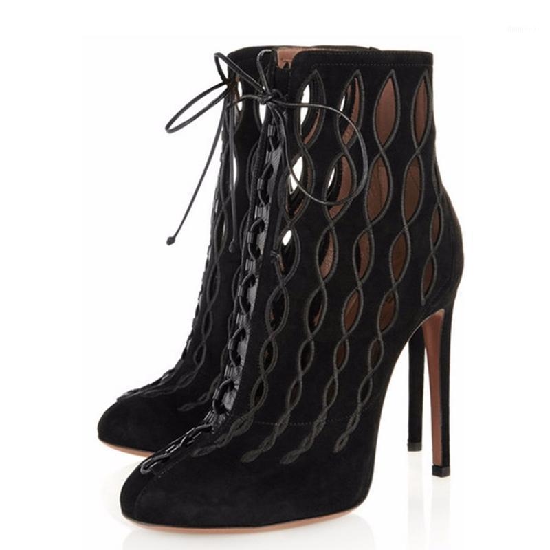 2020 New Casual Black Hollow Out Spring Summer Womens Lace Up Ankle Motorcycle Boots Thin High Heels Shoes TL-A01701
2020 New Casual Black Hollow Out Spring Summer Womens Lace Up Ankle Motorcycle Boots Thin High Heels Shoes TL-A01701