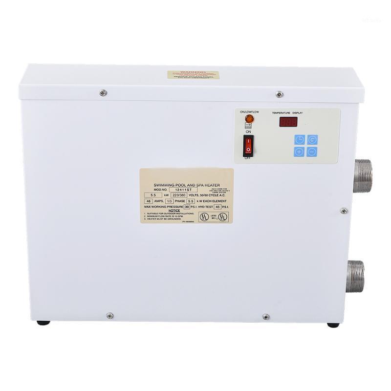 5.5KW Electric SPA Heater Swimming Pool and SPA Bath Heating Tub Water Heater Thermostat Swimming Pool Accessories 220V/380V1
5.5KW Electric SPA Heater Swimming Pool and SPA Bath Heating Tub Water Heater Thermostat Swimming Pool Accessories 220V/380V1