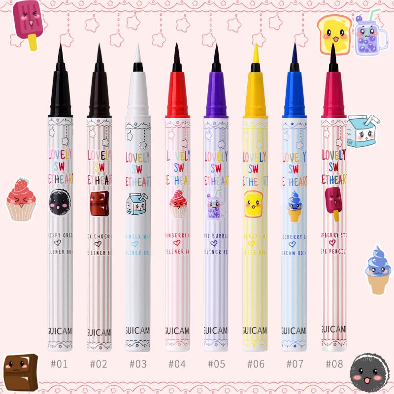 Colorful Quick Dry Eyeliner Waterproof Long-lasting Liquid Lady Eyeliner Pen Smooth Sweat-proof Eye Liquid Makeup Cosmetic TSLM2, Black
Colorful Quick Dry Eyeliner Waterproof Long-lasting Liquid Lady Eyeliner Pen Smooth Sweat-proof Eye Liquid Makeup Cosmetic TSLM2, Black