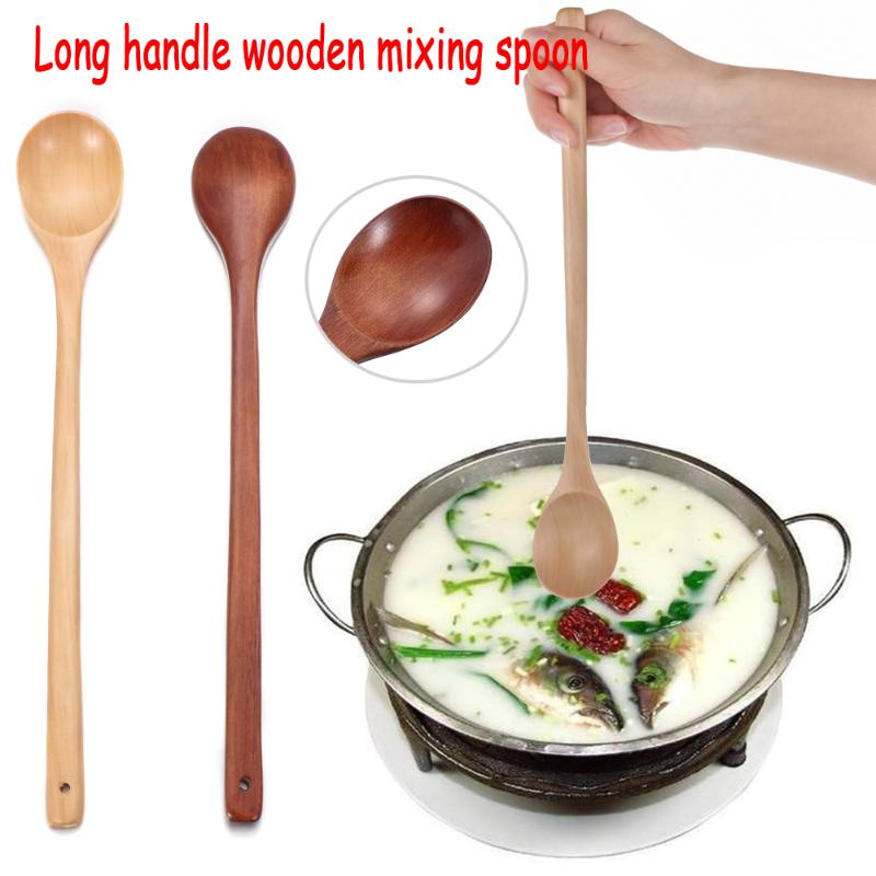 Hot Sale Japanese-Style Long Handle Wooden Spoon Natural Solid Wood Soup Scoops Spoons Tableware Household Kitchen Supplies
Hot Sale Japanese-Style Long Handle Wooden Spoon Natural Solid Wood Soup Scoops Spoons Tableware Household Kitchen Supplies