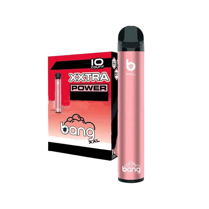 Bang XXL Disposable Device Cigarette 2000Puffs Vape Pen Pre-filled Pods 800mAh Battery Electronic Cigarette Starter Kit Pen Wholesale
Bang XXL Disposable Device Cigarette 2000Puffs Vape Pen Pre-filled Pods 800mAh Battery Electronic Cigarette Starter Kit Pen Wholesale