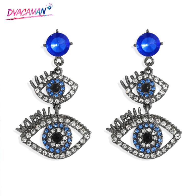 Dvacaman Charm Bohemia Rhinestone Evil Eye Dangle Earrrings for Women Blue Crystal Long Drop Earrings Statement Trend Jewelry
Dvacaman Charm Bohemia Rhinestone Evil Eye Dangle Earrrings for Women Blue Crystal Long Drop Earrings Statement Trend Jewelry