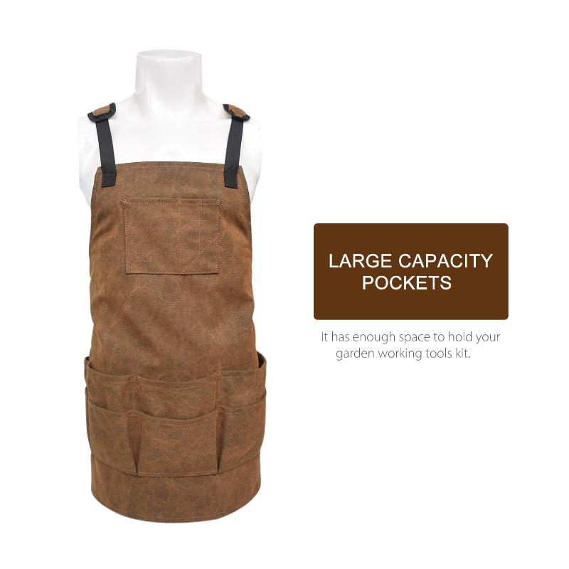 Garden Work Apron Canvas Adjustable Waist Tool Apron with Pockets for Gardening Tool Organizer Painting Working
Garden Work Apron Canvas Adjustable Waist Tool Apron with Pockets for Gardening Tool Organizer Painting Working