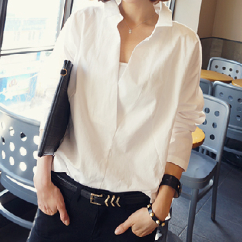OL women blouse shirt fashion long sleeve V-neck women's tops white hollow out 5XL plus size women's clothing blusas D95 30 201125