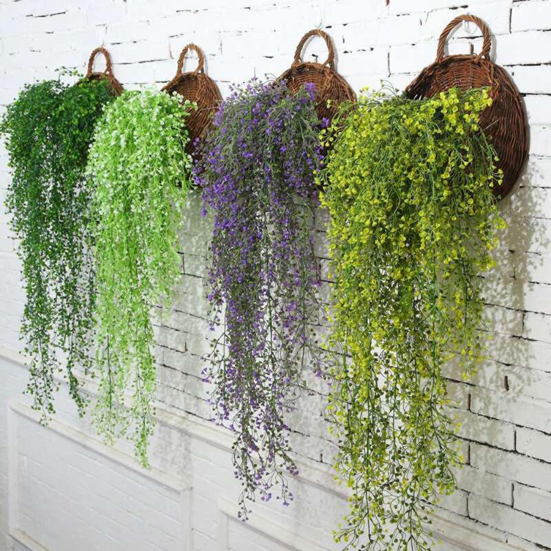 85CM Artificial Hanging Flower Plant Fake Vine Willow Rattan Flowers Artificial Hanging Plant for Home Garden Wall Greenery
85CM Artificial Hanging Flower Plant Fake Vine Willow Rattan Flowers Artificial Hanging Plant for Home Garden Wall Greenery