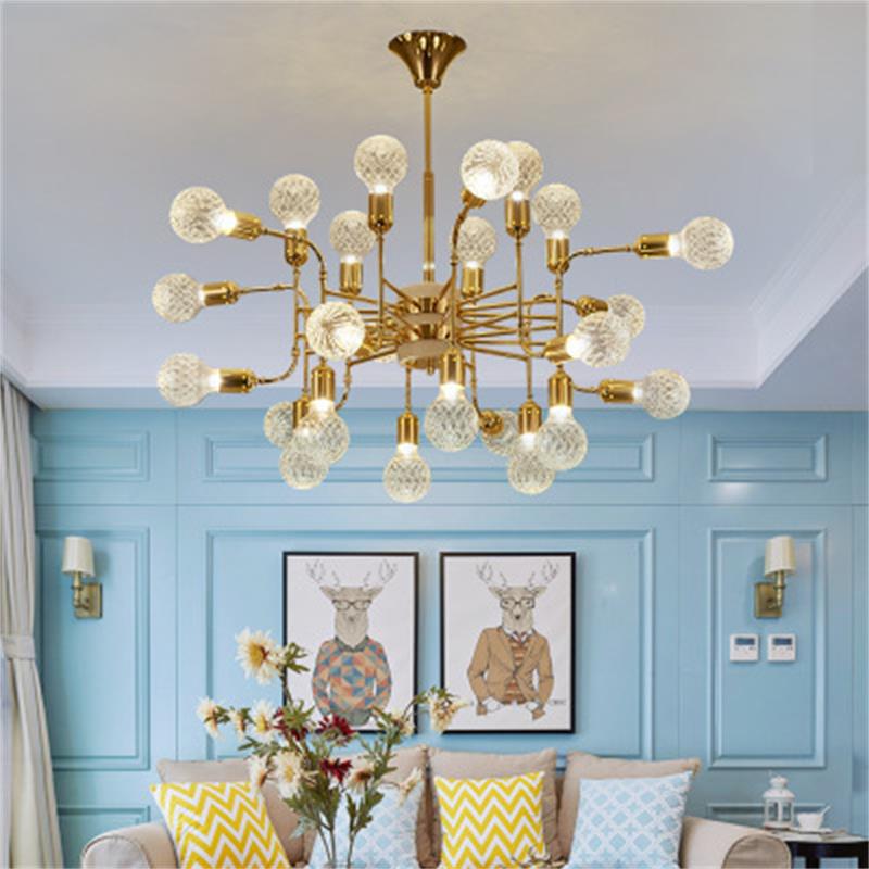 Nordic minimalist crystal glass ball chandelier living room restaurant clothing store pendant lamps personality creative chandelier lighting
Nordic minimalist crystal glass ball chandelier living room restaurant clothing store pendant lamps personality creative chandelier lighting