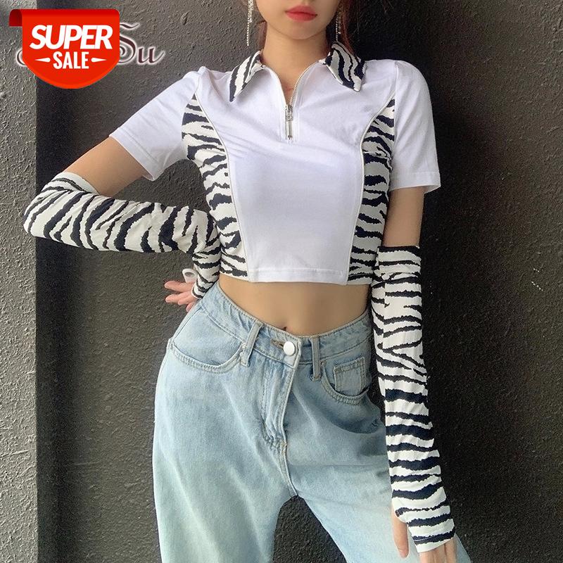 ArtSu Patchwork Reflective Striped Crop Top Women Streetwear Zebra Print Gothic Style Tshirt White Animal Fashion Tee TS52397 #nw6T
ArtSu Patchwork Reflective Striped Crop Top Women Streetwear Zebra Print Gothic Style Tshirt White Animal Fashion Tee TS52397 #nw6T