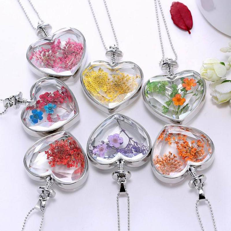 Natural Dried Real Flower Pendant Necklace Fashion Heart Glass Locket Necklace Jewelry Fashion
Natural Dried Real Flower Pendant Necklace Fashion Heart Glass Locket Necklace Jewelry Fashion