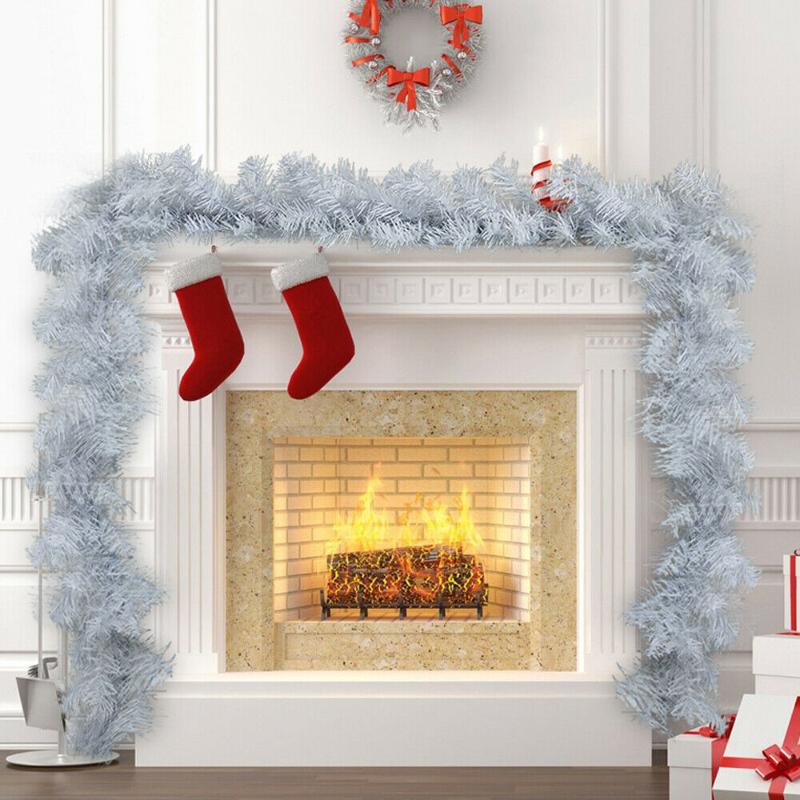 1pc Creative Artificial Wreath Garland 9ft Christmas Garland Wreath Xmas Pendant Xmas Tree Fireplace Decorations, White
1pc Creative Artificial Wreath Garland 9ft Christmas Garland Wreath Xmas Pendant Xmas Tree Fireplace Decorations, White
