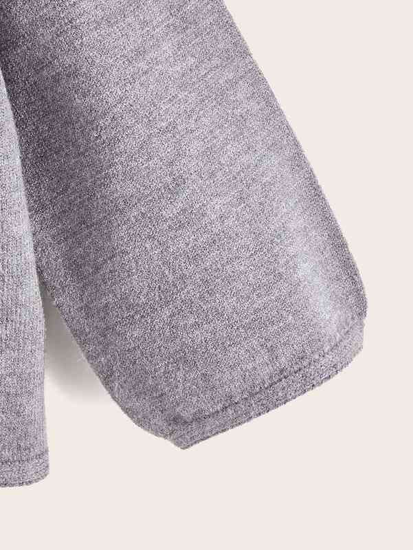 Baby Contrast Peter Pan Collar Eyelet Detail Raglan Sleeve Cardigan SHE