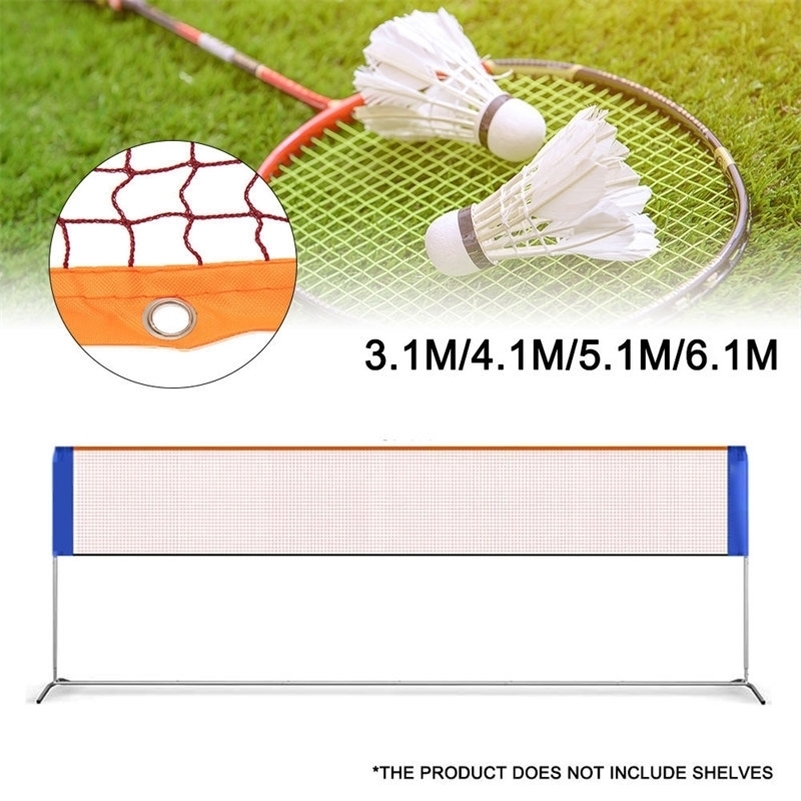 Portable Standard Badminton Net Foldable Professional Volleyball Training Accessories Square Mesh Tennis Badmintons Equipmen 201116
Portable Standard Badminton Net Foldable Professional Volleyball Training Accessories Square Mesh Tennis Badmintons Equipmen 201116