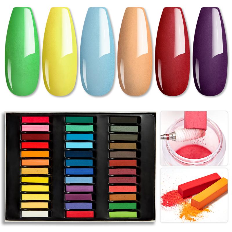 Chalk Dye Pastels Stick Set Acrylic Nail Powder 36 Colors Nail Bright Pigment Acrylic Powder DIY Art Decoration
Chalk Dye Pastels Stick Set Acrylic Nail Powder 36 Colors Nail Bright Pigment Acrylic Powder DIY Art Decoration